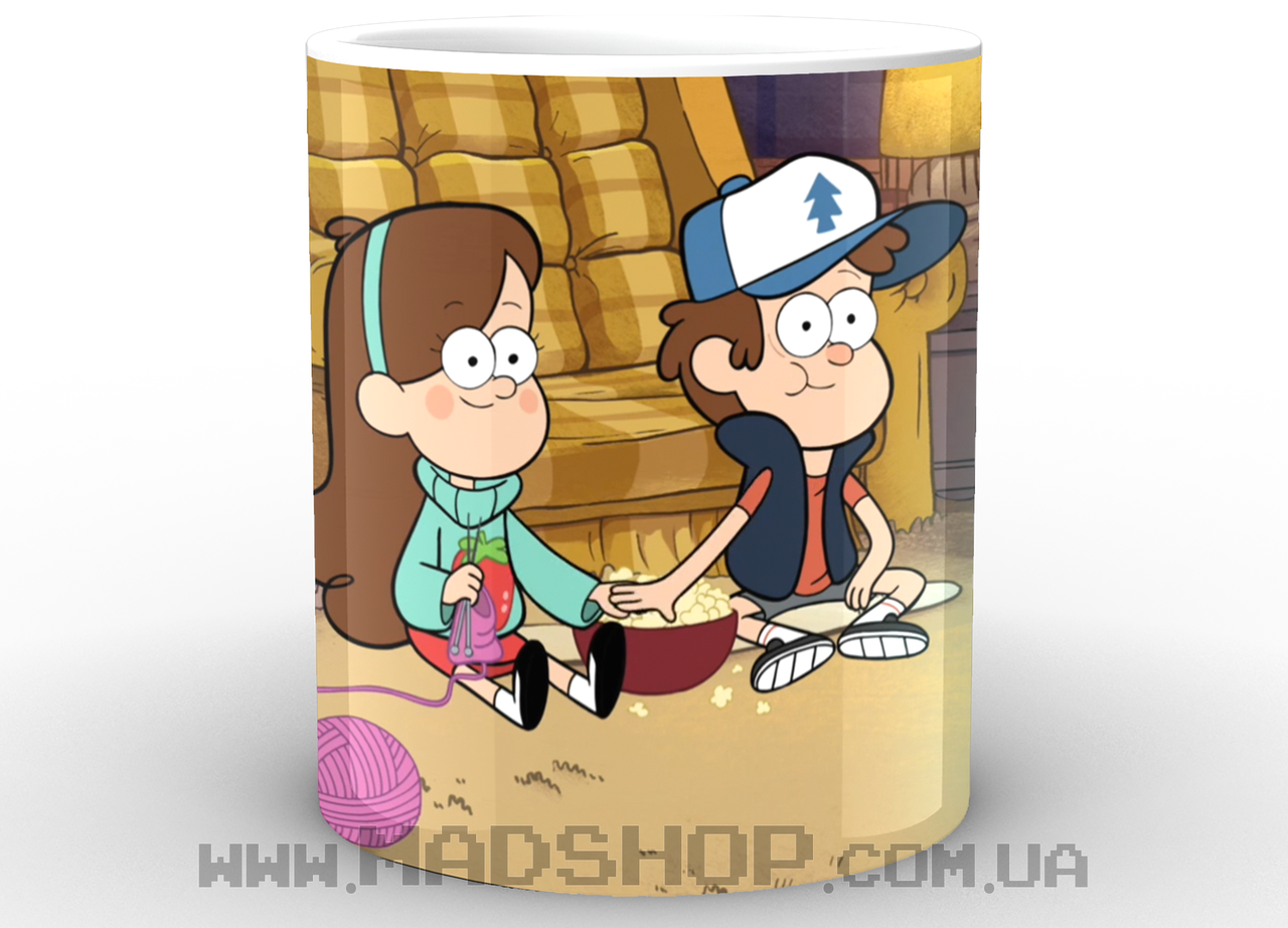 

Кружка Gravity Falls Dipper & Mabel, Разные цвета