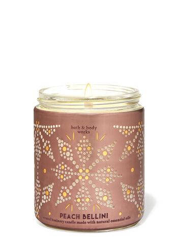 

Ароматизированная свеча Peach Bellini Bath & Body Works, Белый