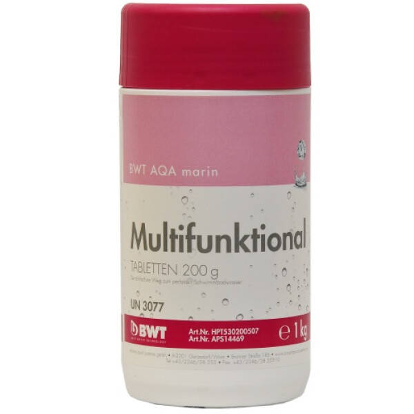 

Многофункциональные таблетки BWT AQA MARIN MULTIFUNKTIONAL (1 КГ)