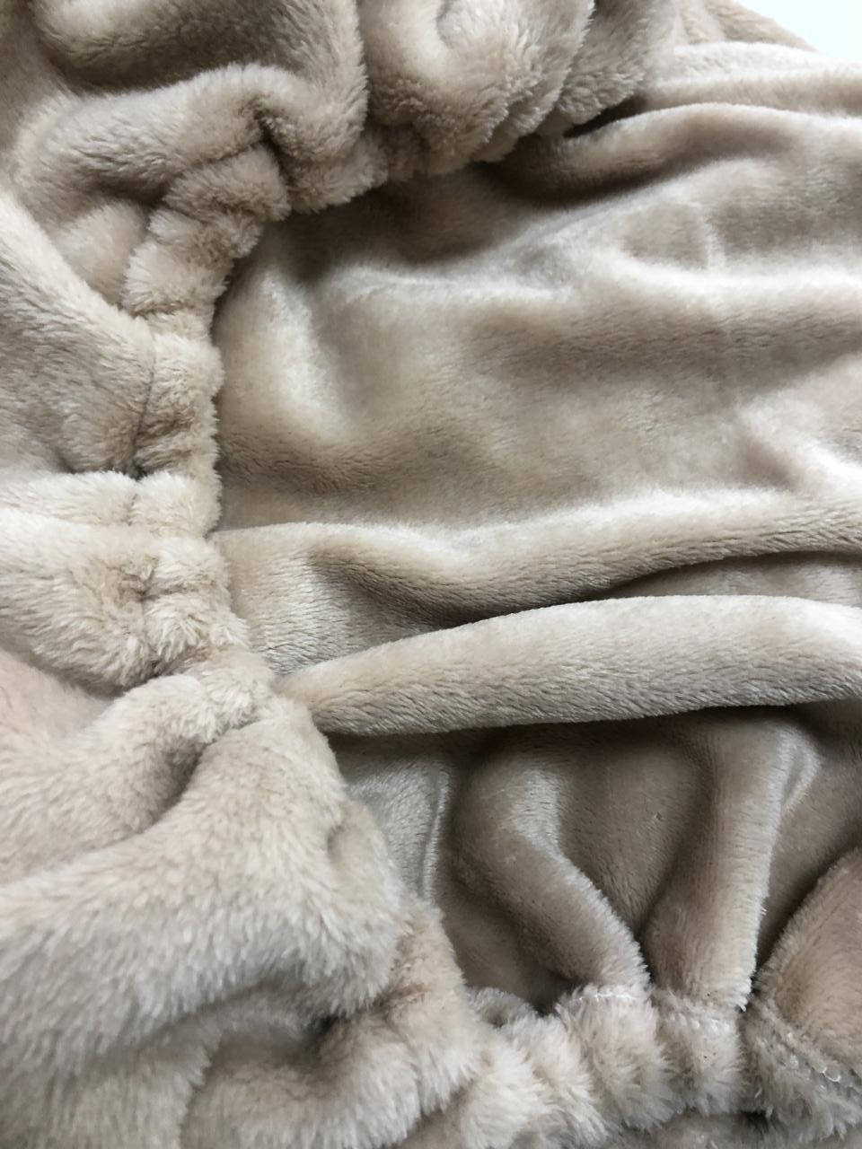 

Чехол махровый плюшевый на кушетку, 210x90см ТМ Convalia Beauty, Бежевый