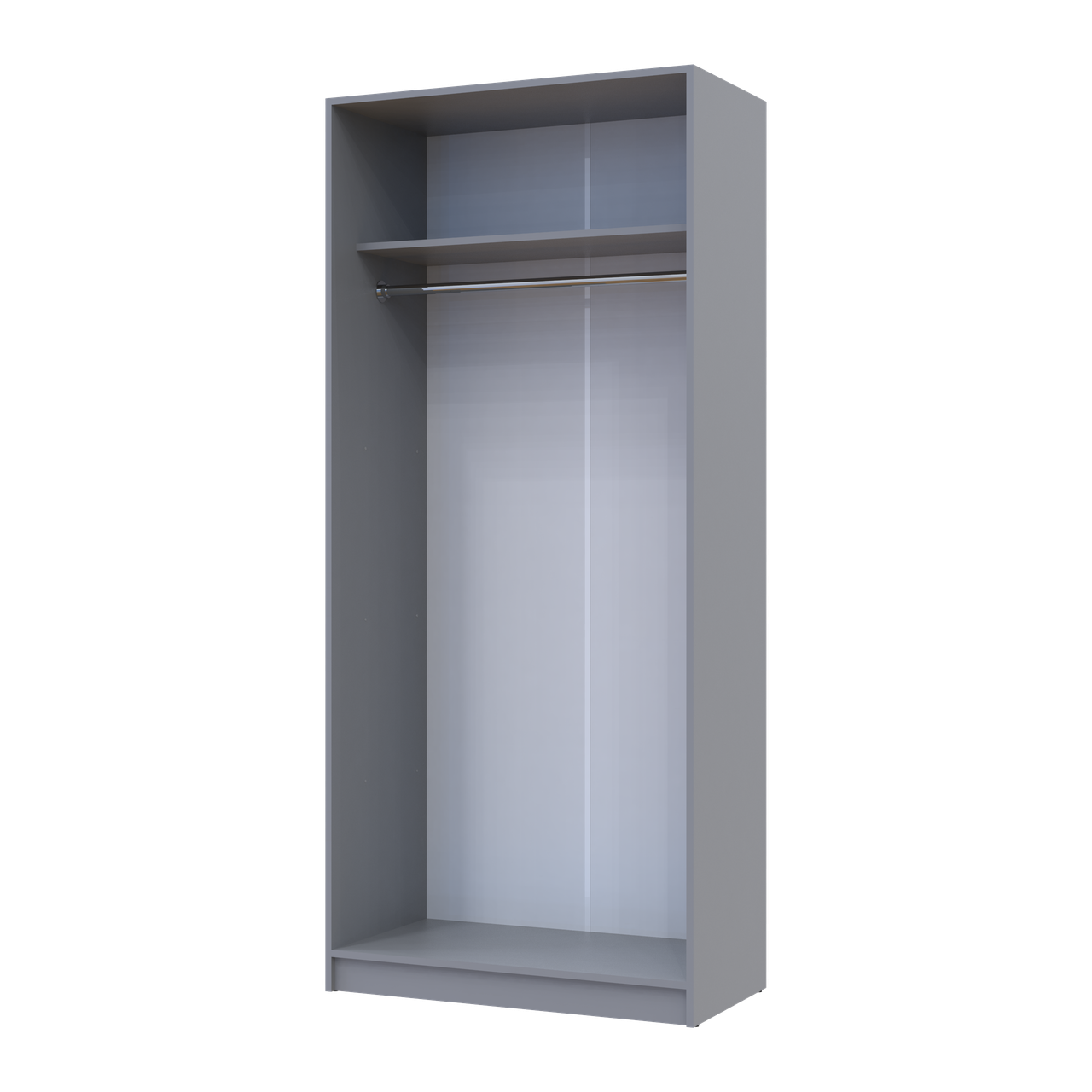 Шафа для одягу Doros Промо Сірий 2 ДСП 90х48х204 (80737764) 5