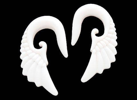 

Растяжка спираль акриловая белая "Крылья" 4