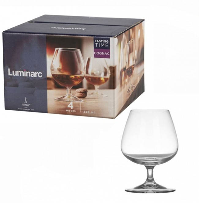 

Набор бокалов для коньяка Luminarc "Время дегустаций" 250мл 4шт