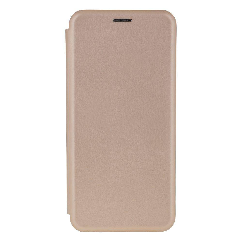 

Чехол книжка кожа для Xiaomi Redmi Note 10 \Редми нот 10 с магнитом и отделом для карт Разные цвета Золотой