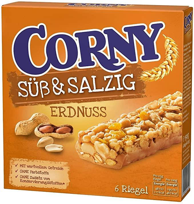 

Батончики Corny Erdnuss Sub Salzing 6s 150 g