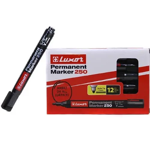

Маркер перманент. "Luxor" "250" 1-3мм чорн., 3451