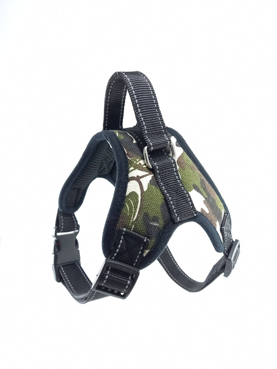 

Шлея для собак камуфляж М 50-70см, Хаки