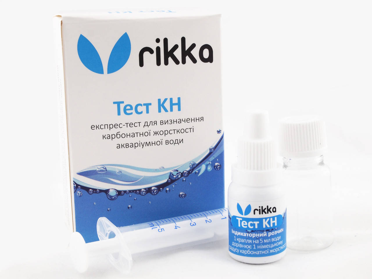 

Тест для аквариума на карбонатную жесткость Rikka KH