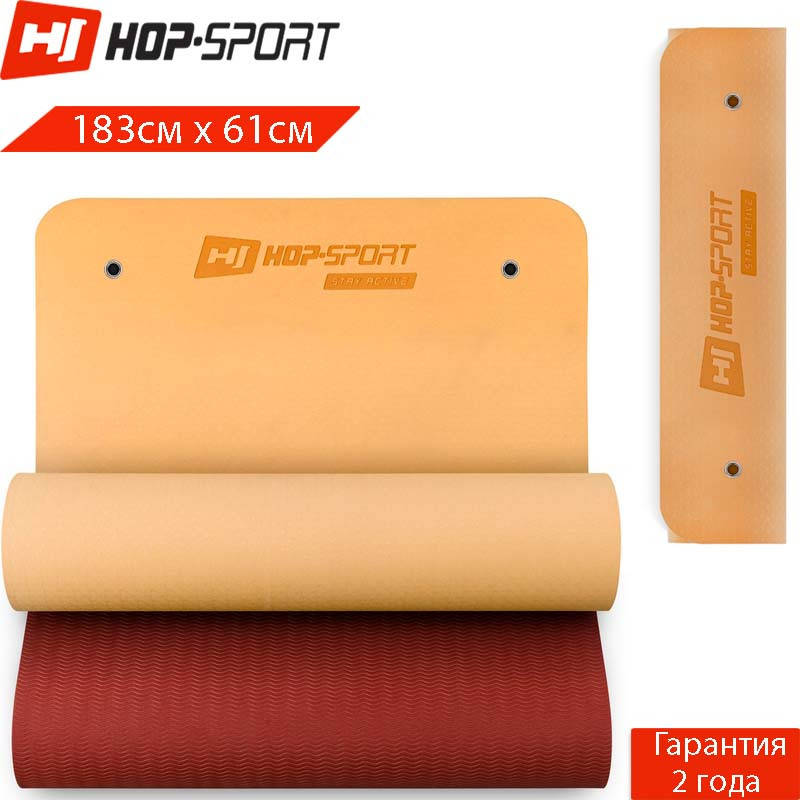 

Коврик для фитнеса и йоги TPE 0,8 см Hop-Sport HS-T008GM Германия. Гарантия 2 года