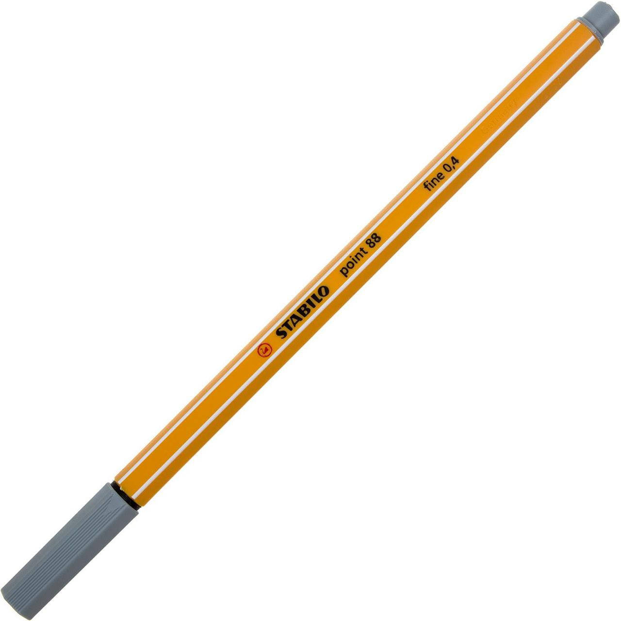 

Файнлайнер "Stabilo 88" 0,4мм medium cold grey/середній холодний сірий №95, Серый