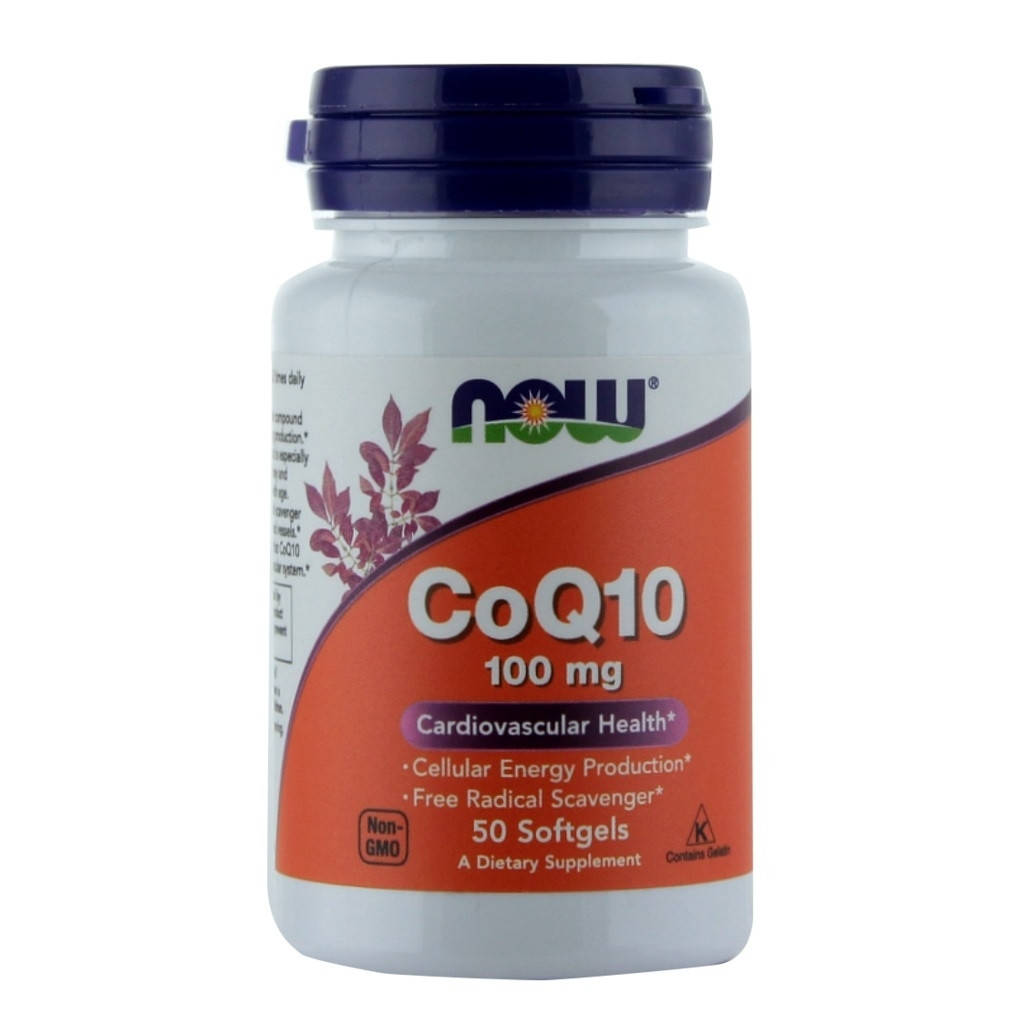 

Коензим NOW Foods CoQ10 100 mg 50 Softgels