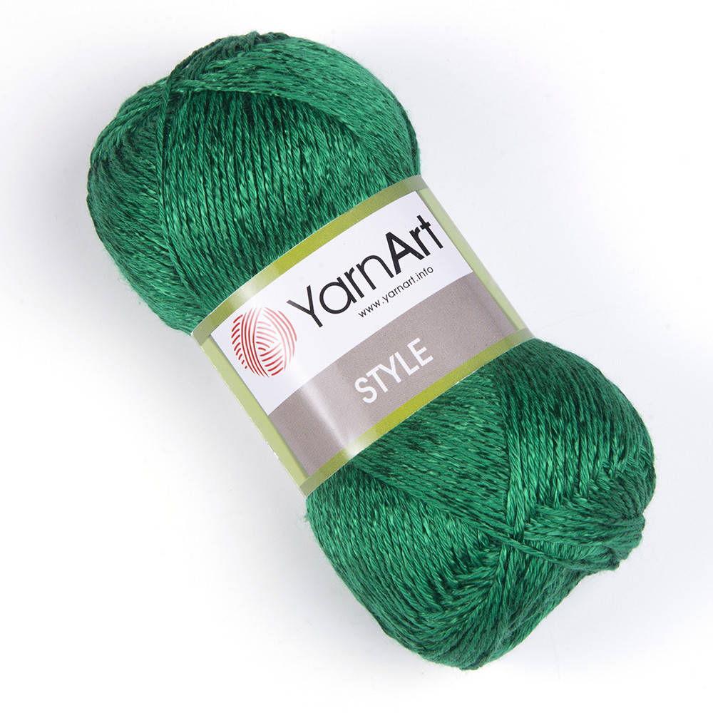 

Пряжа YarnArt Style 664 зеленый, Зелёный