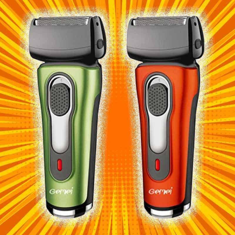 

Электрическая бритва для сухого бритья GEMEI GM-7110, триммер для усов и бороды