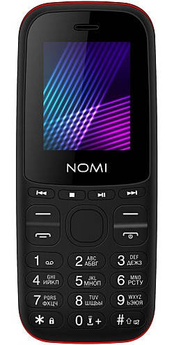 

Телефон Nomi i189s Black-Red, Красный