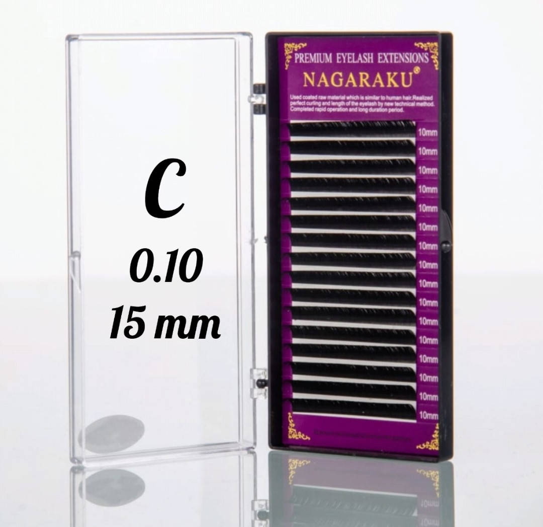 

Ресницы Nagaraku 0.10C - 15 мм