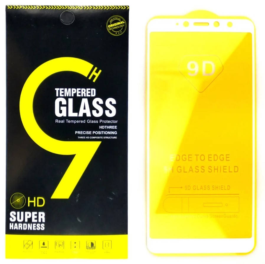 

Защитное стекло 9D для Xiaomi Redmi S2 / Y2 (Белый)
