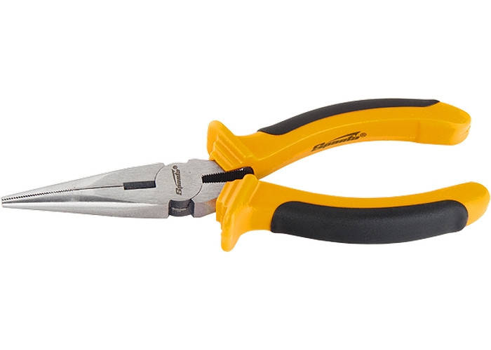 

Длинногубцы Sparta Comfort 160 мм прямые шлифованные двухкомпонентные рукоятки