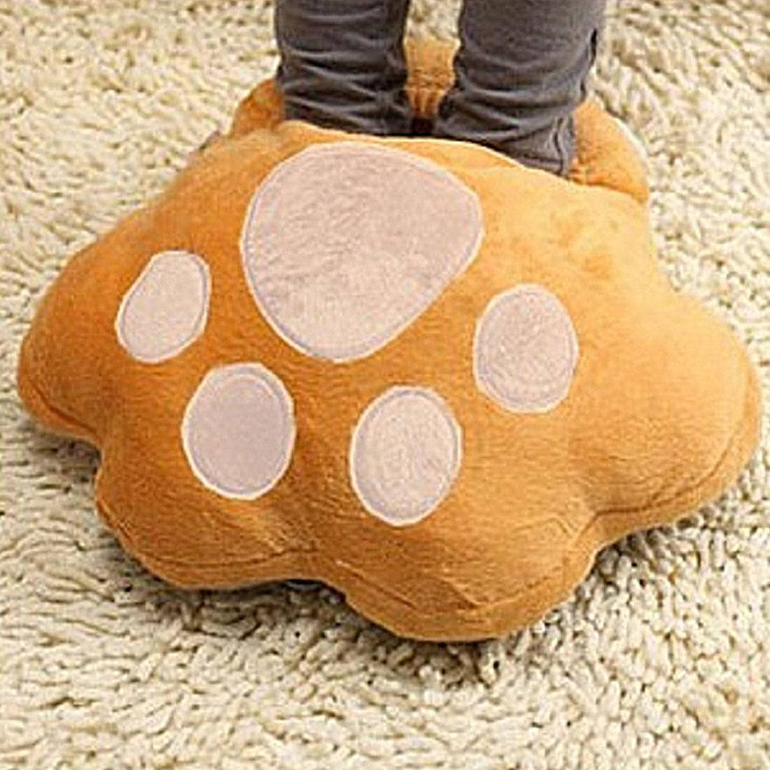 

Тапок с подогревом usb Лапа (горчичный цвет)