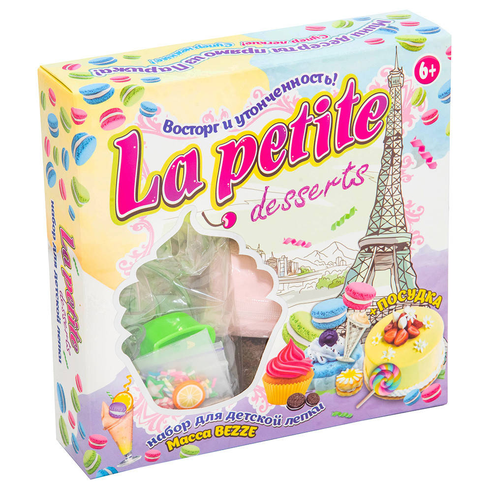 

Набор для лепки Стратег Тесто La petite desserts 12 эл. (71311)