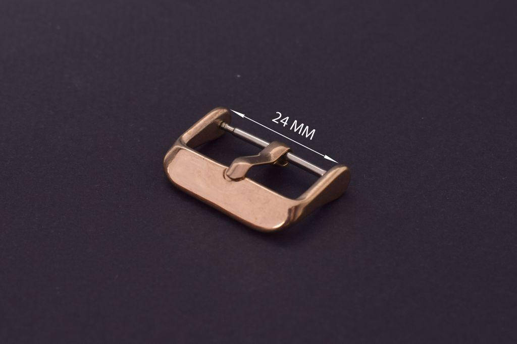 

Часовая пряжка - 24 мм, розовое золото