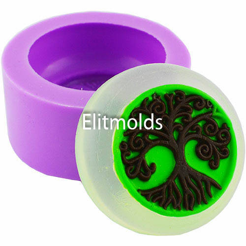 

Силиконовая форма Дерево на кругу 02
