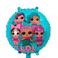 

Шар фольгированный круглый Куклы Лол