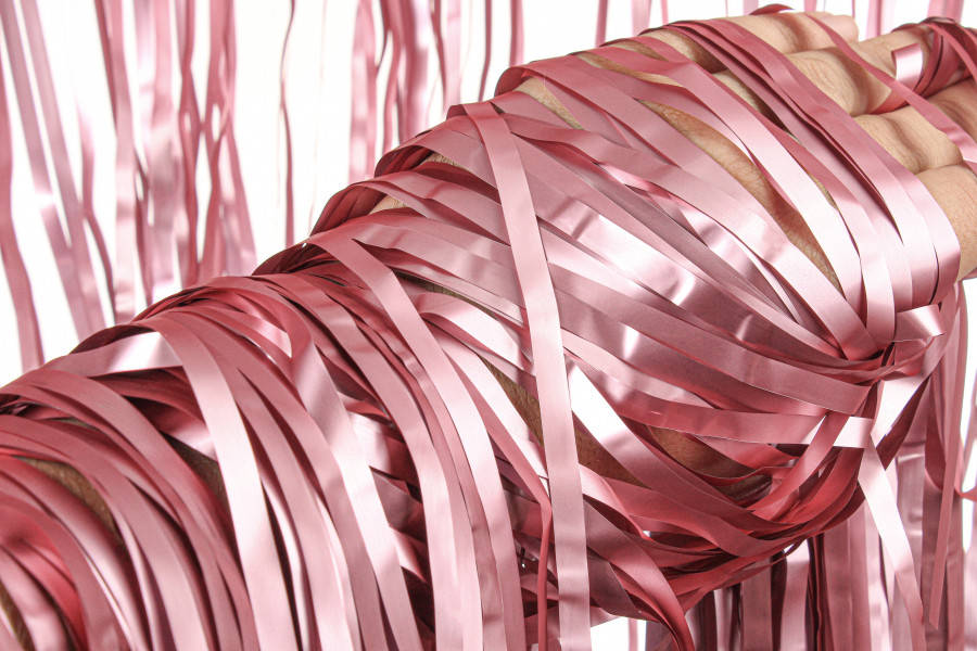 

Шторка для фотозоны, 2м * 1м, цвет матовая розовое золото