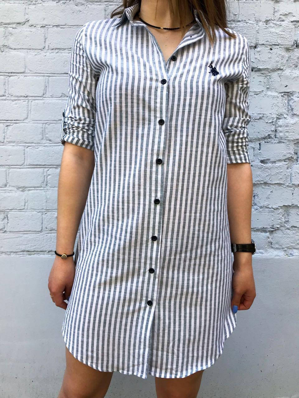 

Платье - рубашка в полоску U.S. POLO ASSN.