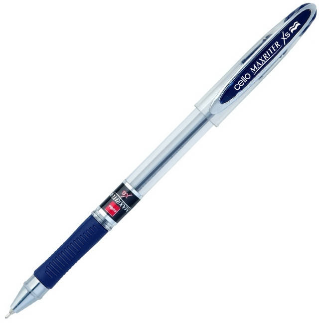 

Ручка синяя шариковая Cello Maxriter XS