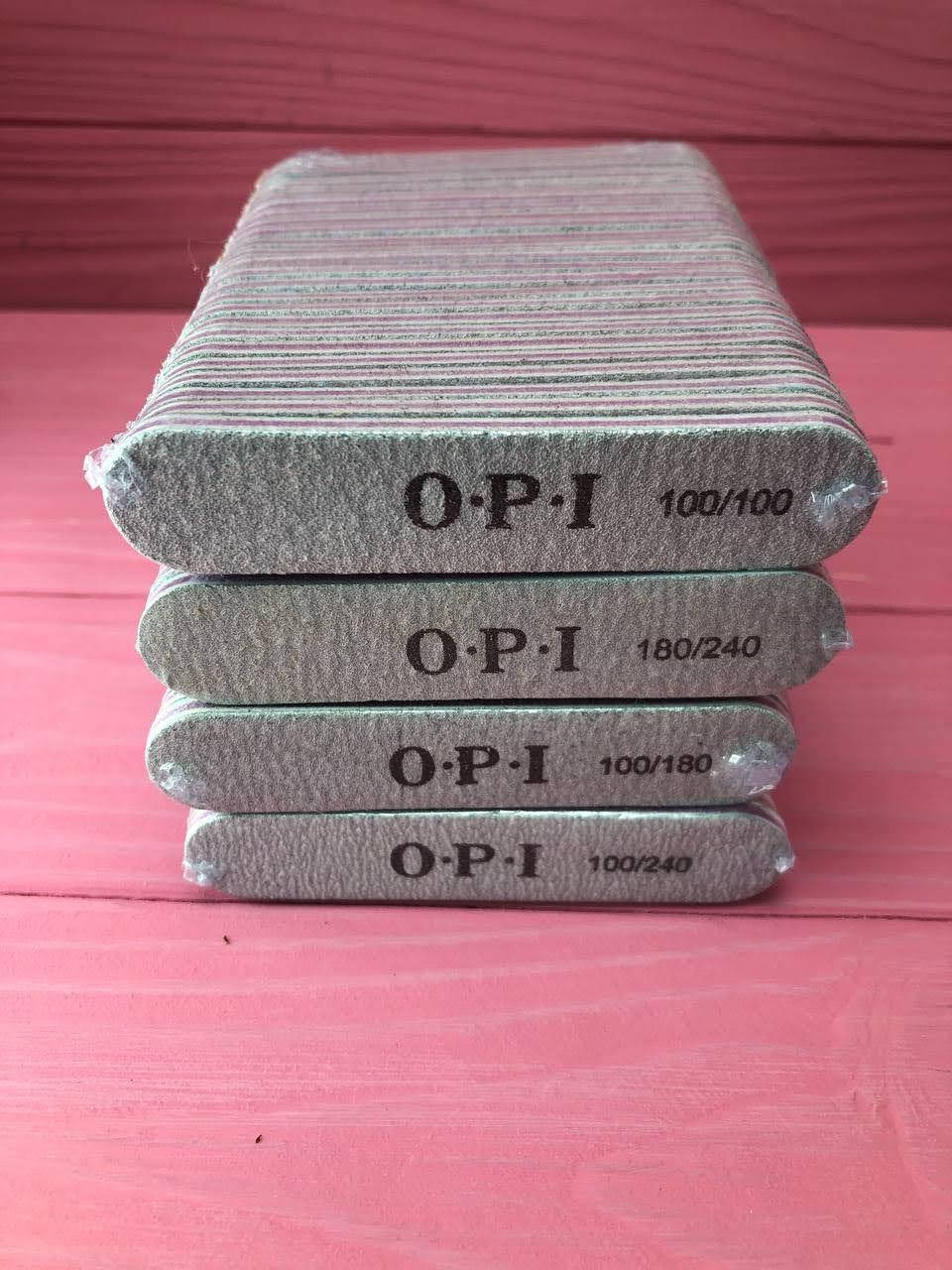 

Пилочка для ногтей двухсторонняя OPI - мини овальная, 50 шт./уп. (8,5 см.)