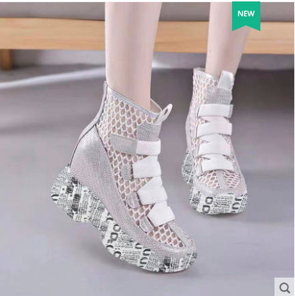 

Высокие кроссовки летние тонкие женские