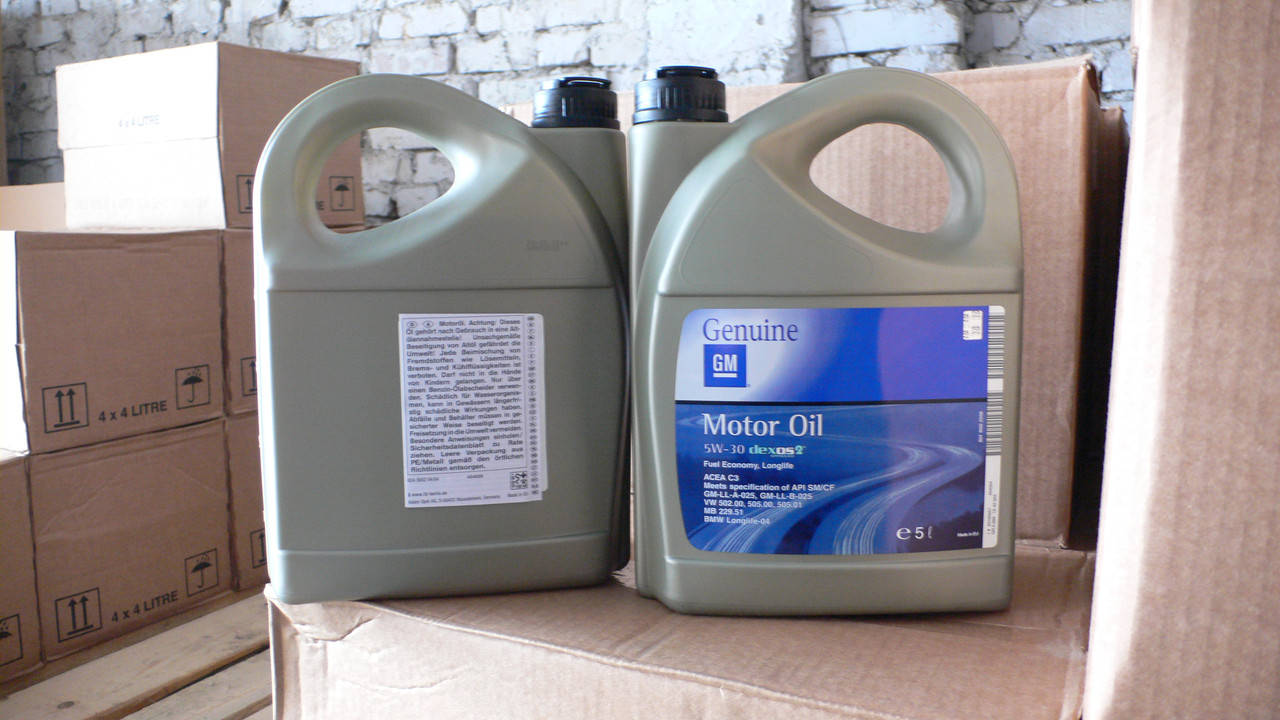 

Масло моторное синтетическое GM Dexos 2 Longlife 5W-30 (5 литров)