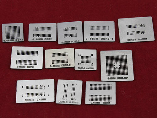 

Набор из 12 BGA трафаретов для памяти DDR DDR2 DDR3