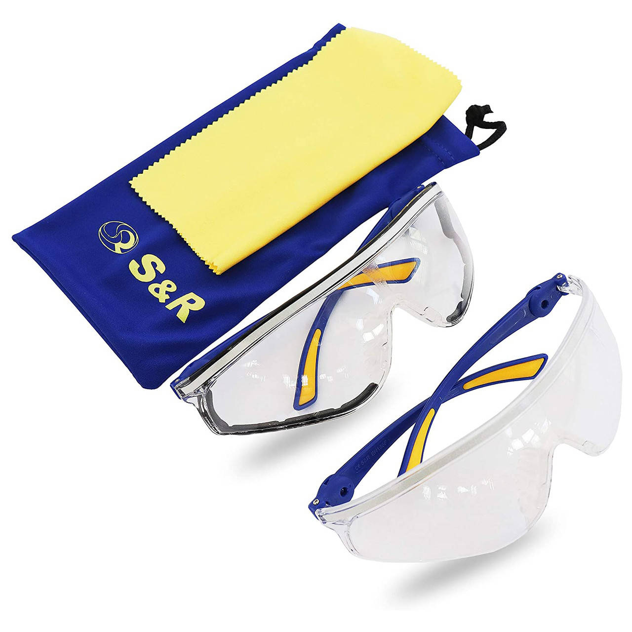 

Очки защитные S & R прозрачные, линзы из поликарбоната, 2шт