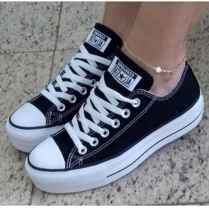 

Черно-белые низкие кеды converse all star 36-44, Черно-белый