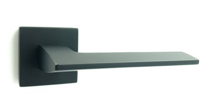 

Ручка на квадратной розетке алюминий TRION GRECO 49 Black