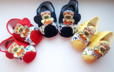 

Красивые пинетки - туфли - тапочки, Желтый