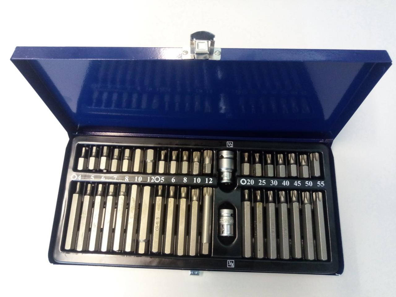 

Набор бит 10мм HEX,TORX,SPLINE 40ед. СТАНДАРТ SDBS0040