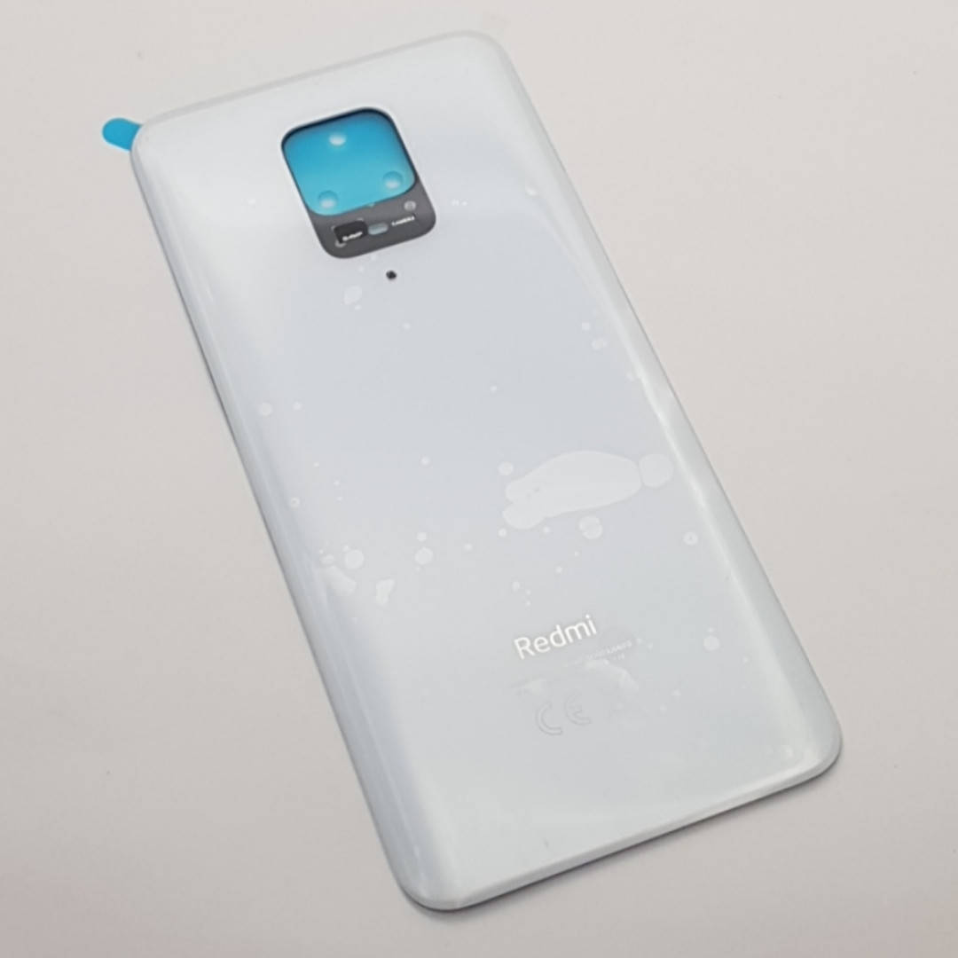 

Крышка Xiaomi Redmi Note 9 pro белая Сервисный оригинал новая, Белый