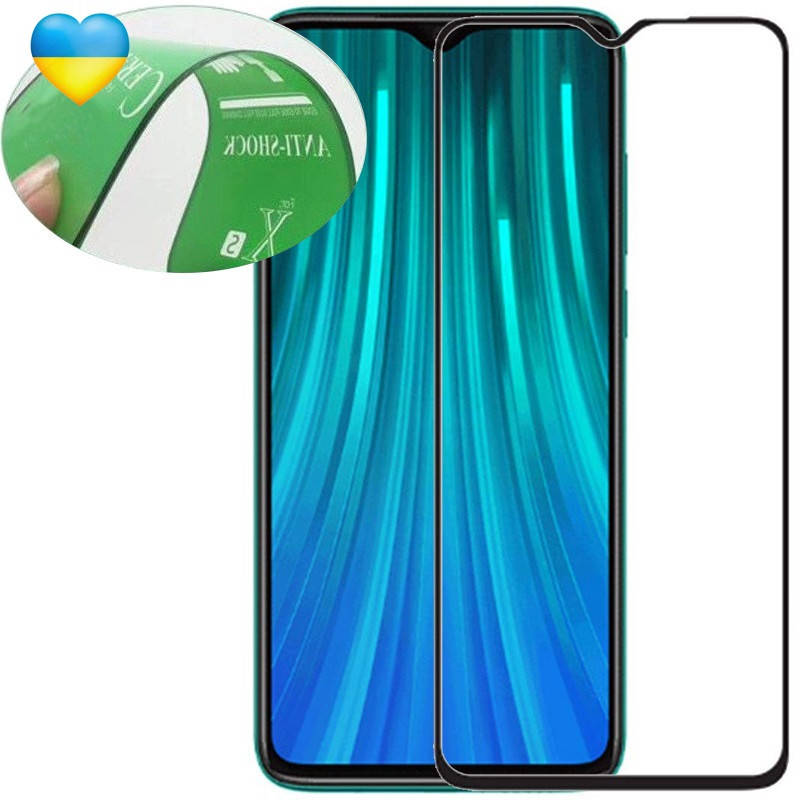 

Защитная пленка Ceramics 9D (без упак.) для Xiaomi Redmi Note 8 Pro /Poco M3/Note 9 4G / Redmi 9T, Черный