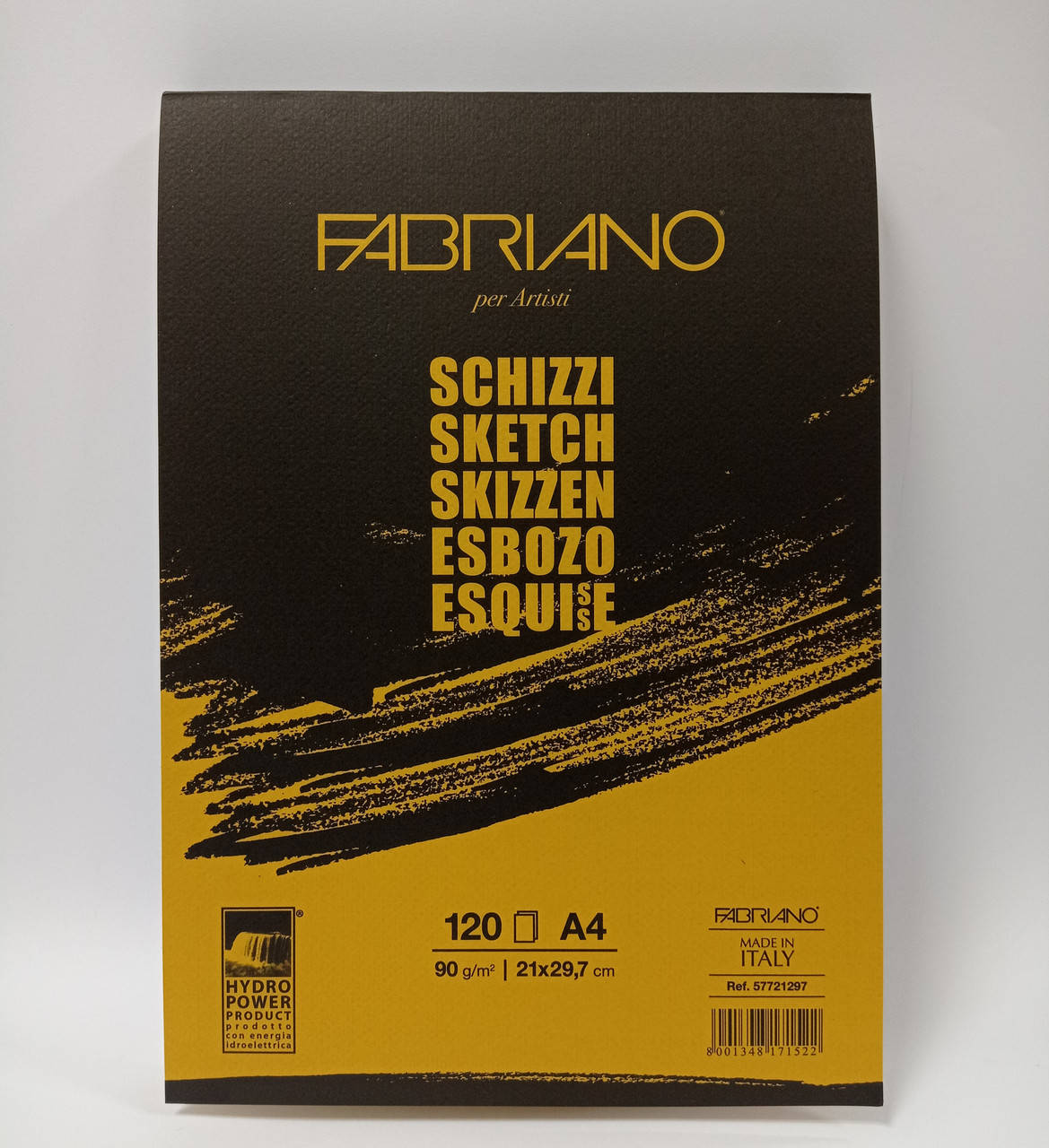 

Склейка для ескізів Schizzi Sketch А4 (21х29,7см), 90г/м2, 120л., Fabriano