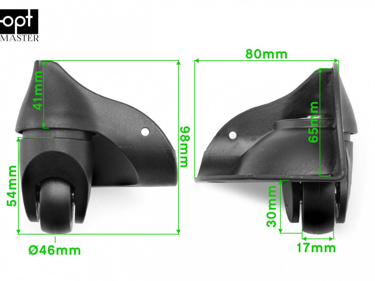 

Набор колёс для чемодана, ЧМК-127