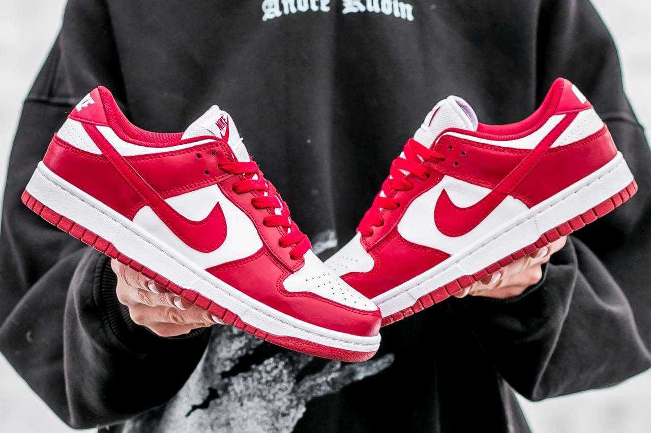 

Мужские кроссовки Nike SB Dunk Low Sp Red/White, Красный