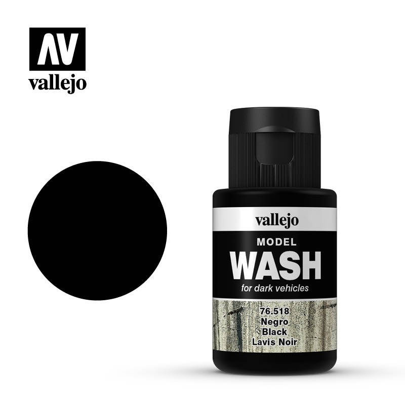 

Смывка для сборных моделей черная, 35 мл. VALLEJO 76518