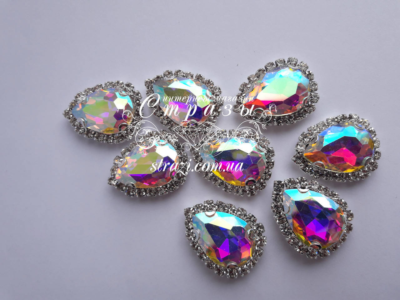 

Капля 14*24 Crystal AB в цапах
