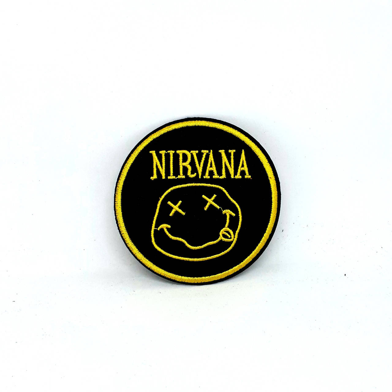 

Нашивка термо " Nirvana" 8 см х 8 см, Черный