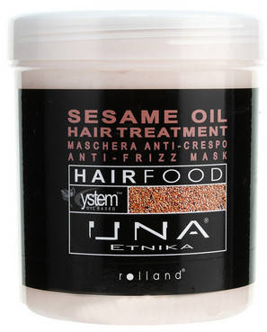 

Маска для разглаживания волос с маслом кунжута HAIR FOOD SESAM OIL HAIR TREATMENT ROLLAND UNA