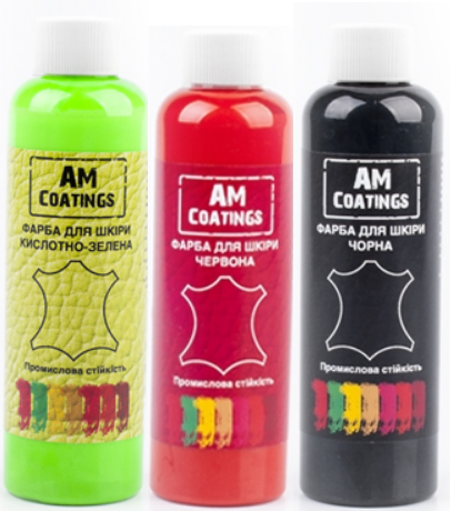 

Полиуретановая краска для гладкой кожи AM Coatings 200мл, Белый