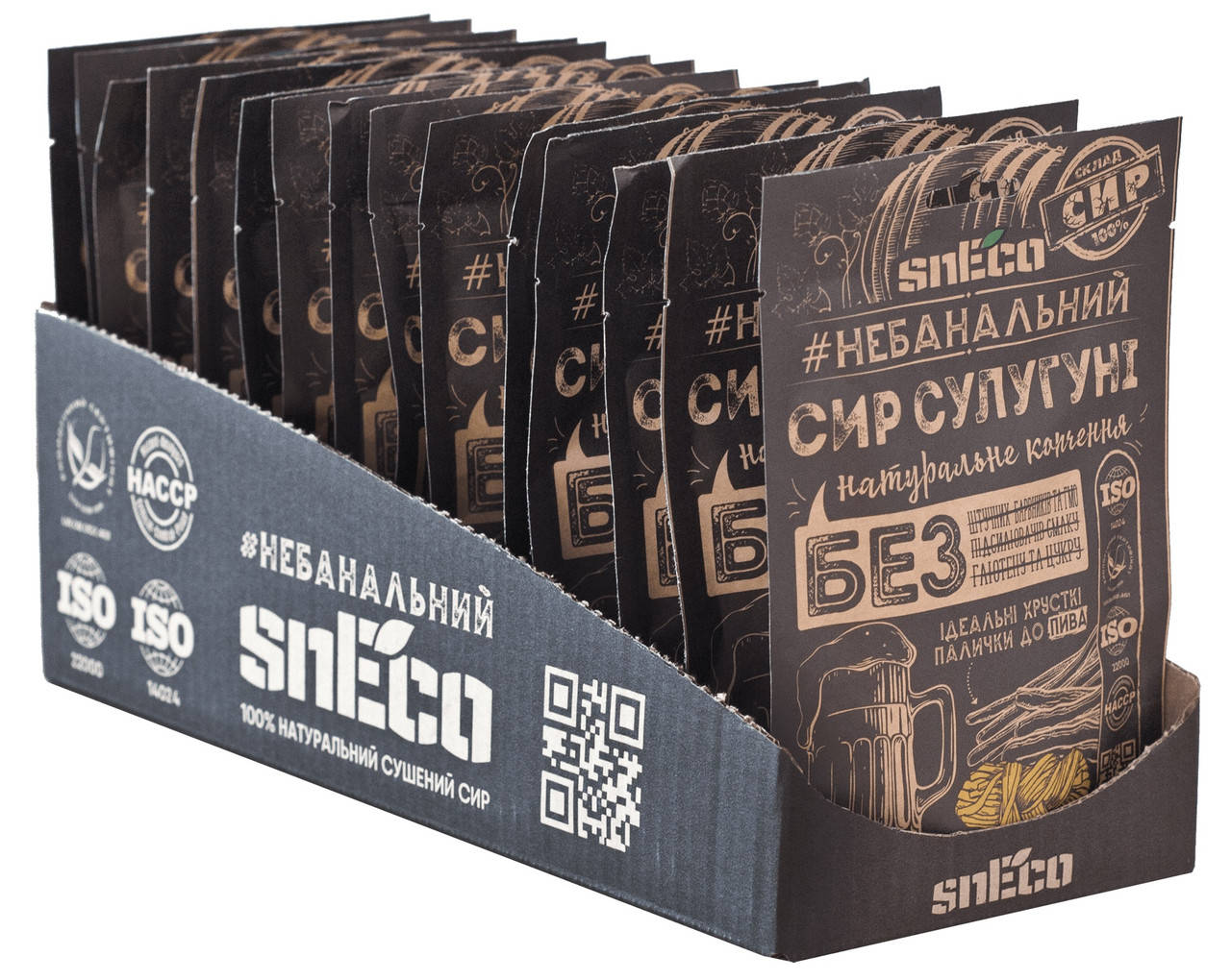 

Сыр сушеный хрустящий вспененный snEco Сулугуни 15 шт 30г