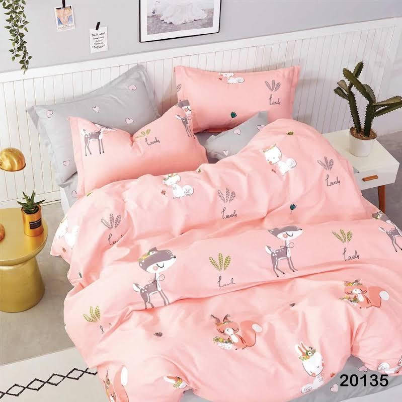 

Постельное белье полуторное розовое ТМ Вилюта ранфорс подростковый 20135
